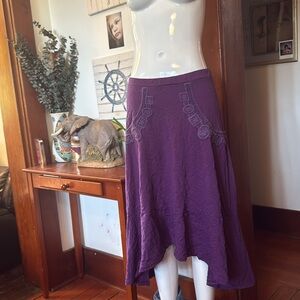 Marina wool Elegant Purple Women's Skirt one aize. Very stretchy made in austr